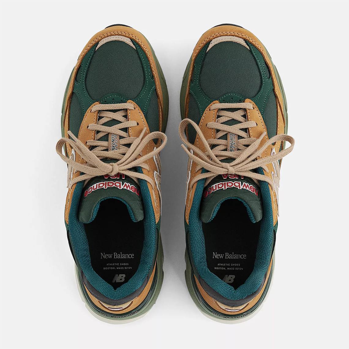 New Balance 990v3 Tan Green M990tg3 3