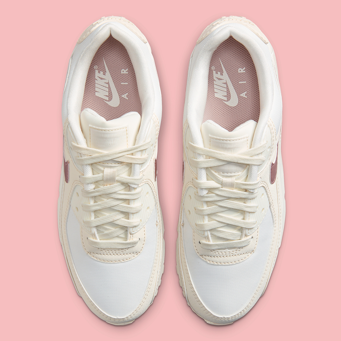 Nike Air Max 90 Womens Metallic Pink Dx0115 101 5
