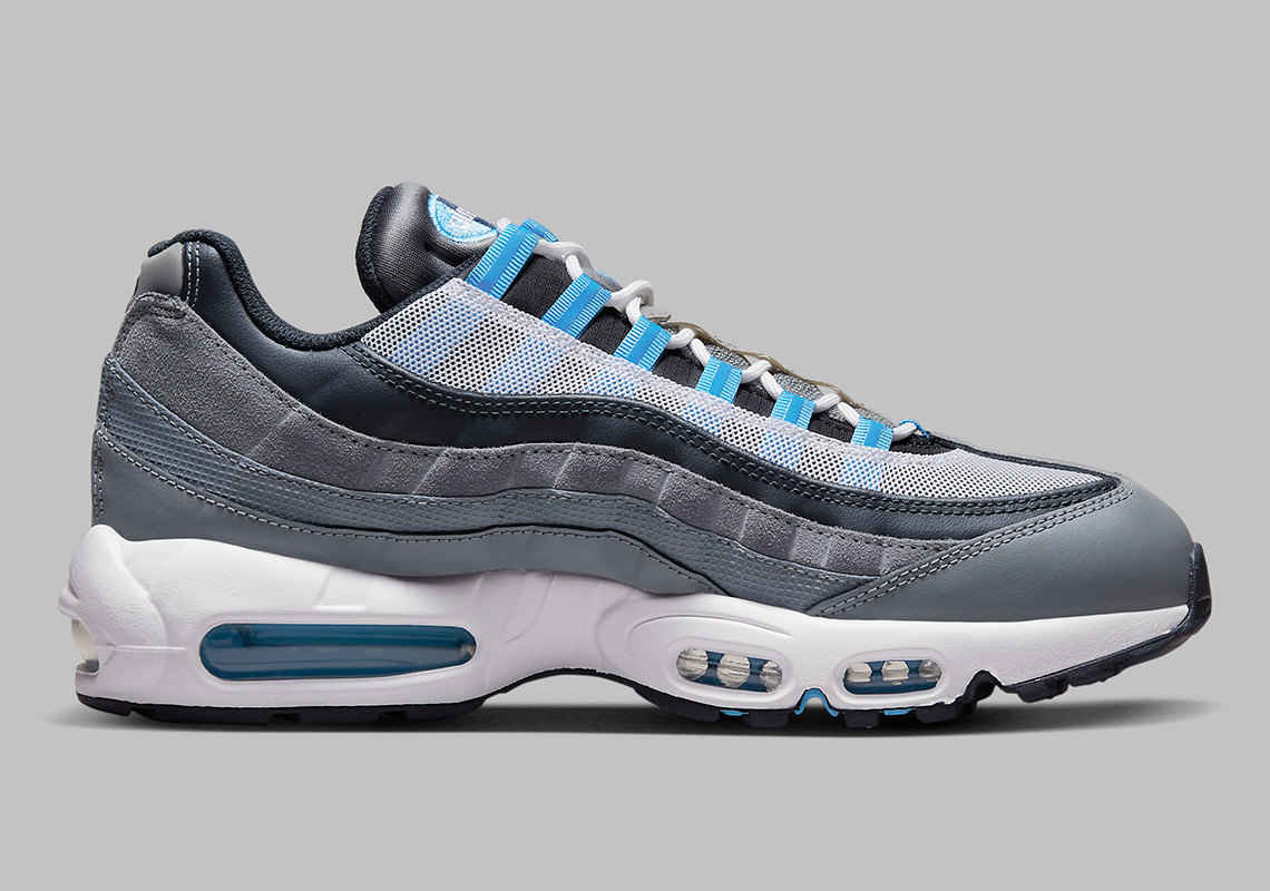 Nike Air Max 95 Cool Grey University Blue Dark Obsidian Dm0011 003 4