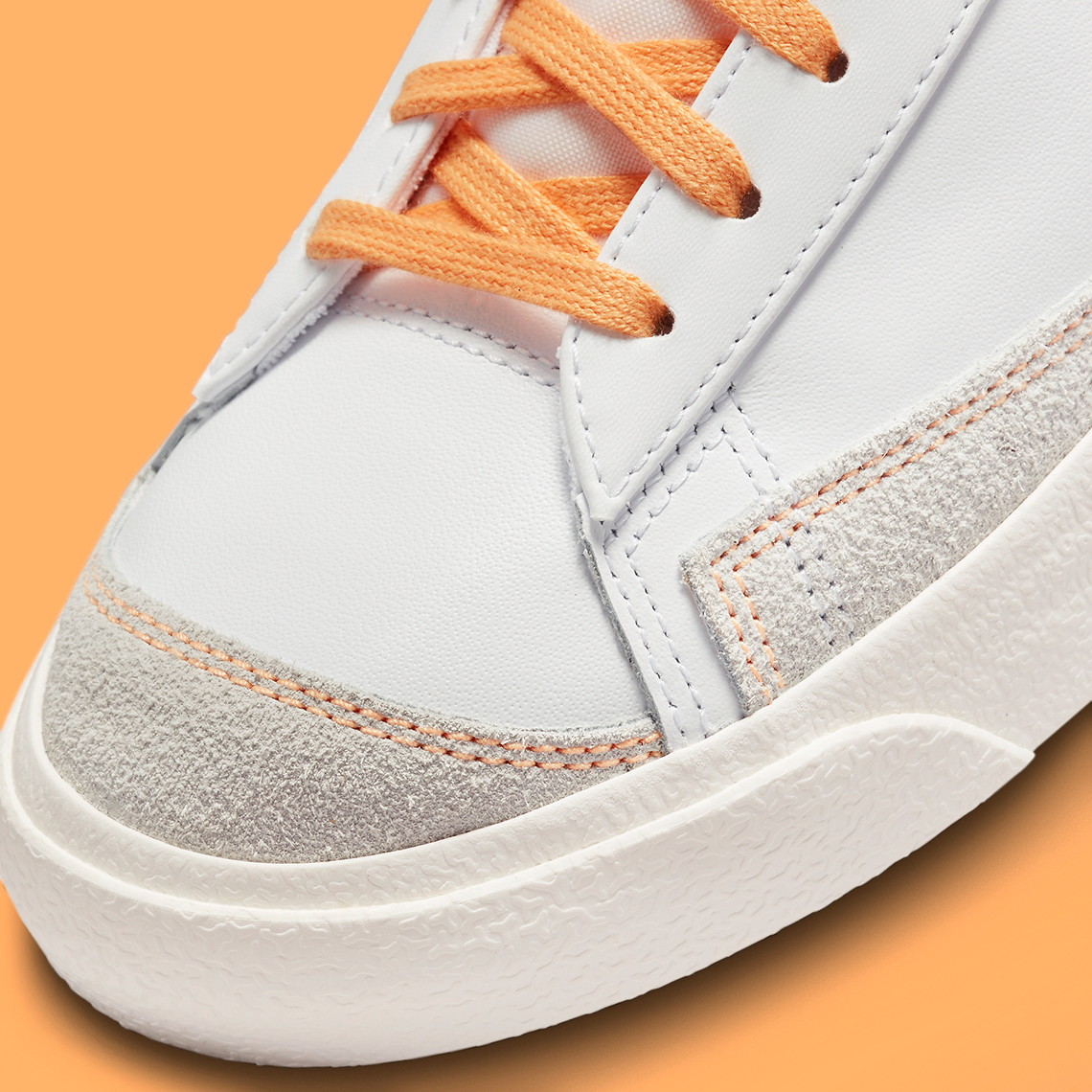 Nike Blazer Mid 77 White Peach Fd0287 100 7