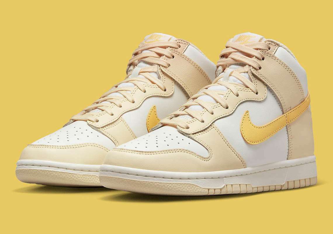 Official Images Of The Nike Dunk High "Pale Vanilla"