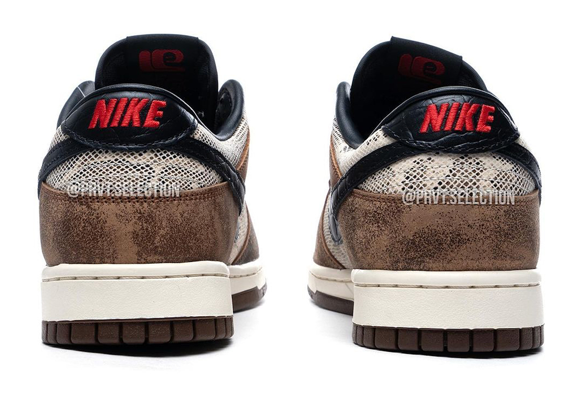Nike Dunk Low Co Jp Brown Snakeskin 1