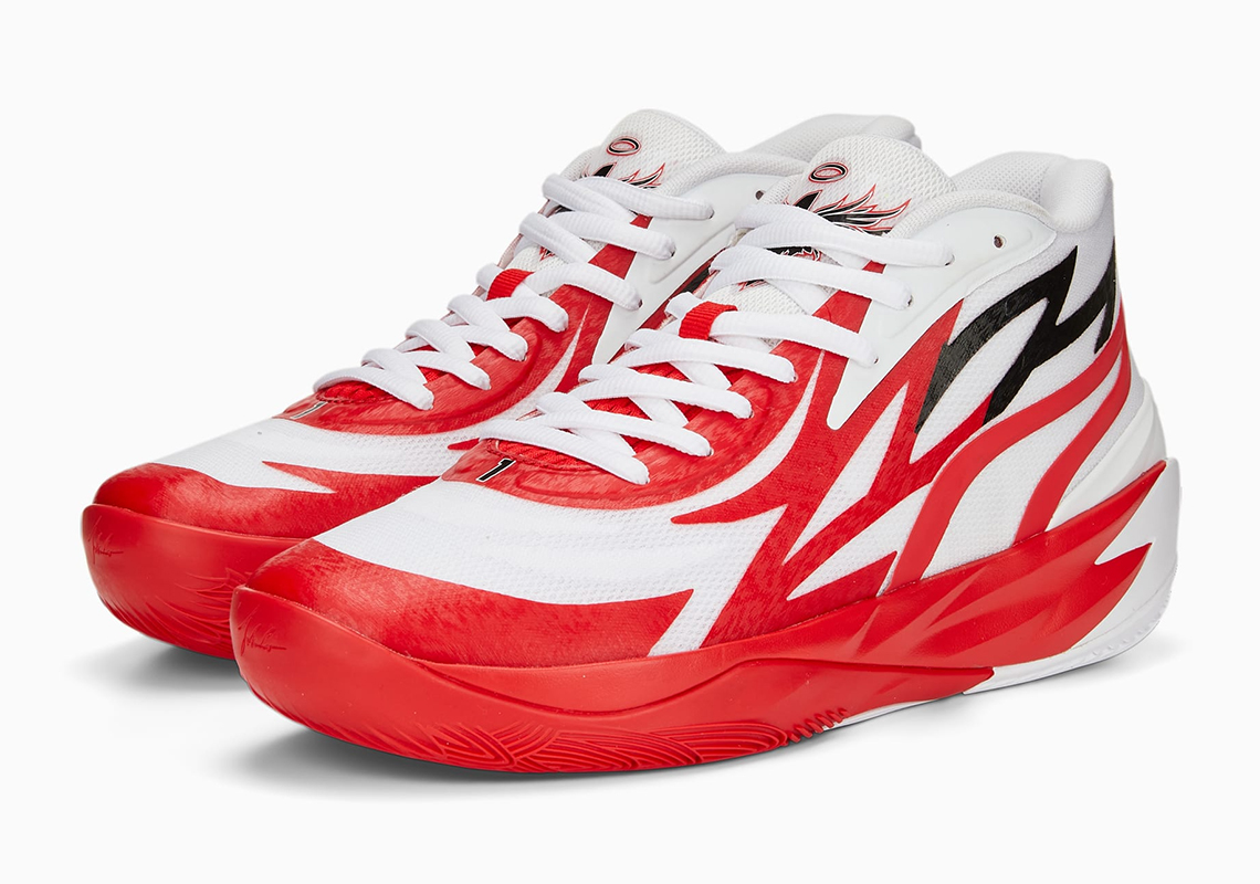 LaMelo Ball's PUMA MB.02 Comes Clothed In Vibrant Red Wings