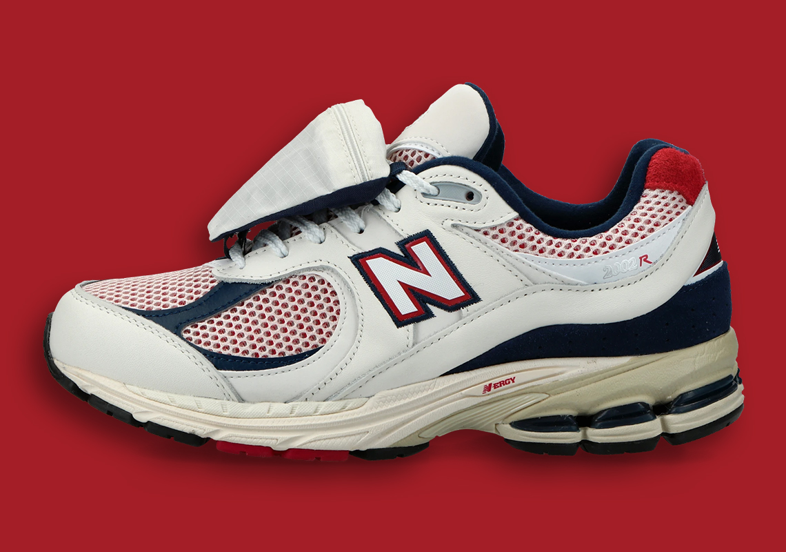 New Balance 2002r White Red Navy M2002rve 1