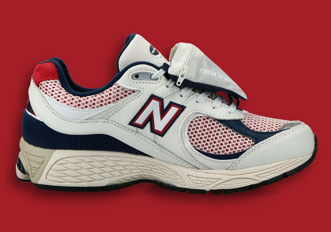 New Balance 2002r White Red Navy M2002rve 3