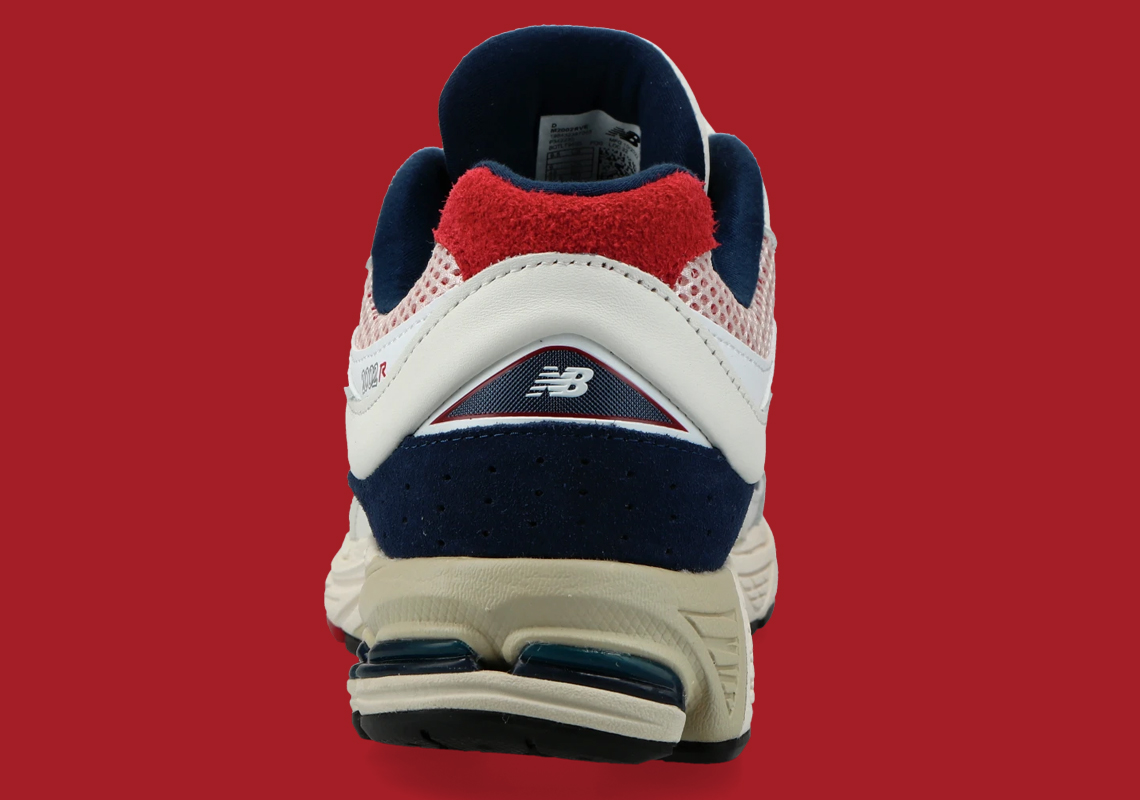 New Balance 2002r White Red Navy M2002rve 4