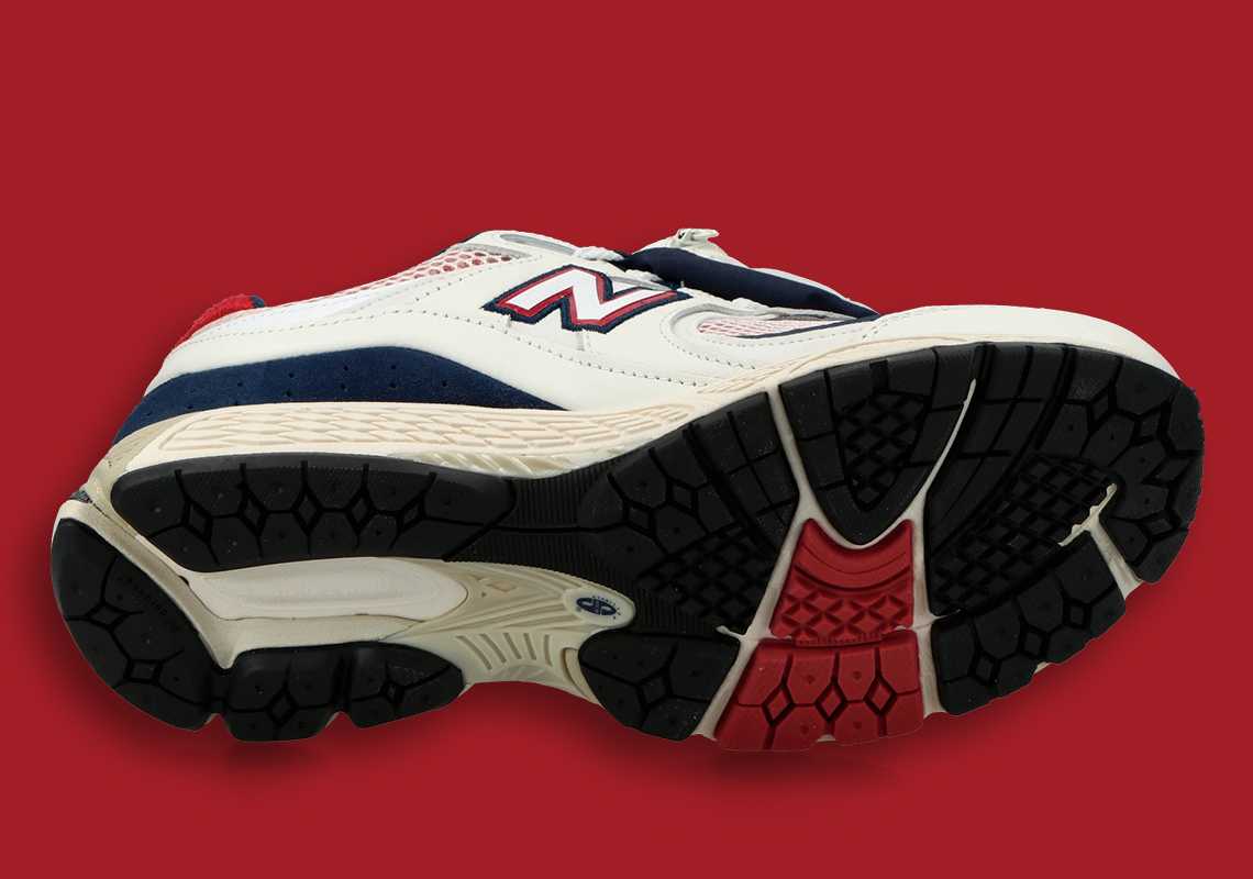New Balance 2002r White Red Navy M2002rve 5