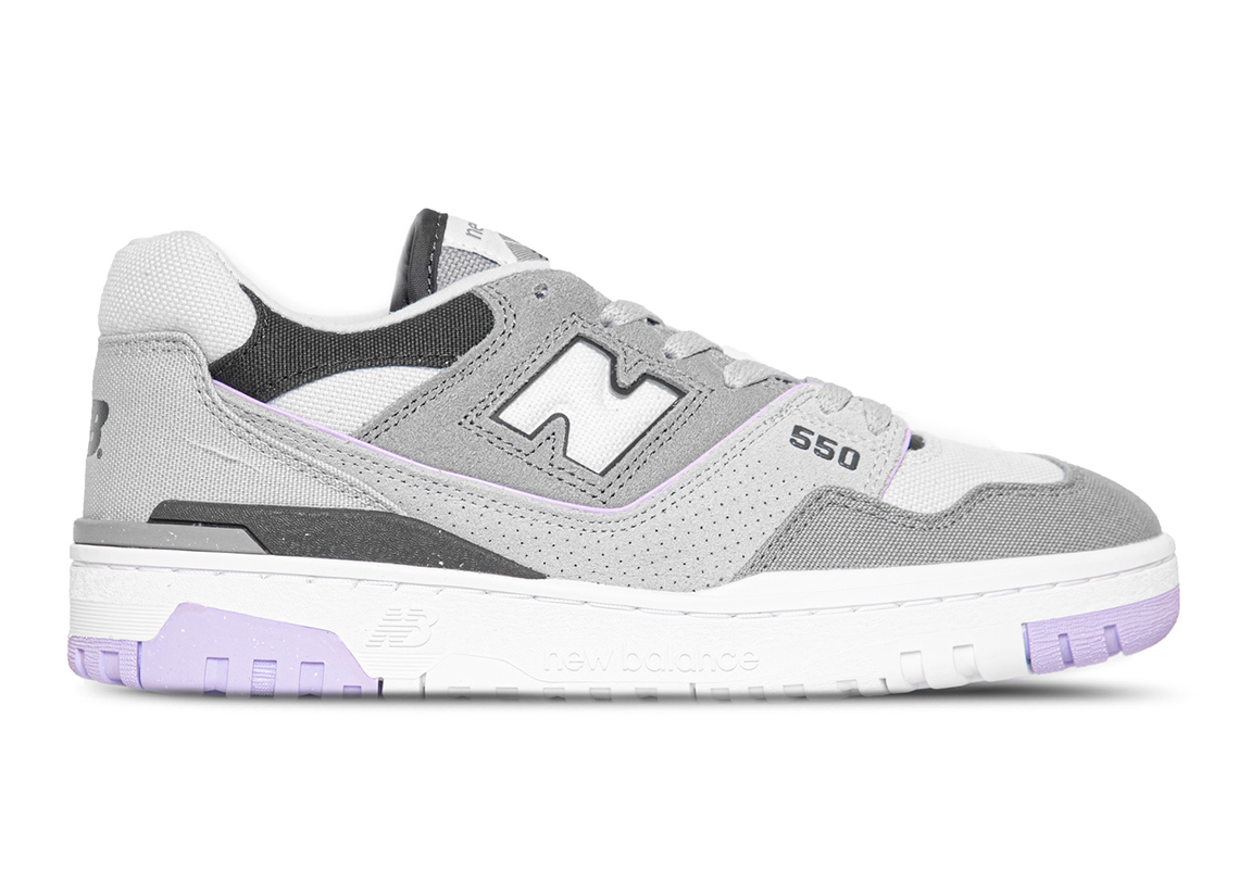 New Balance 550 Womens Grey Purple Bbw550fa 1