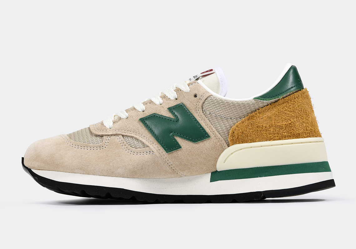 New Balance 990 Made In Usa Tan Green M990tg1 2
