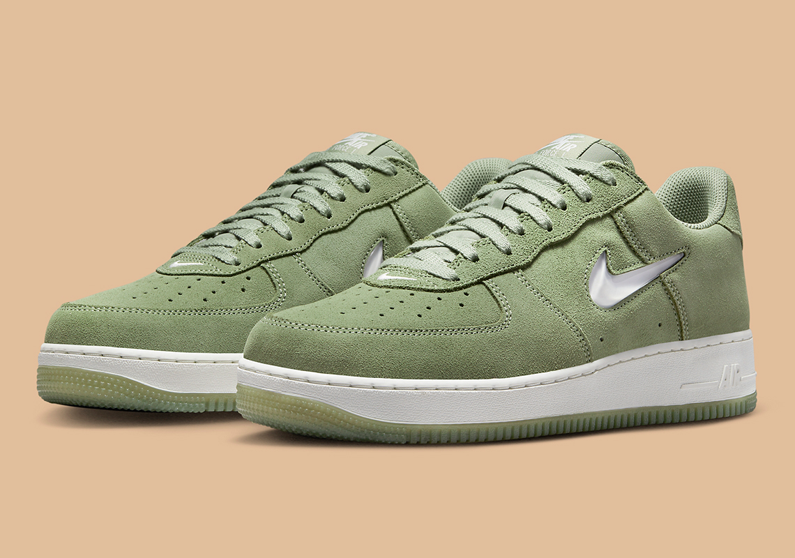 Nike Air Force 1 Low Color Of The Month Green Suede Dv0785 300 1