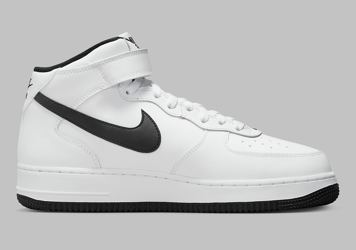 Nike Air Force 1 Mid White Black Dv0806 101 1