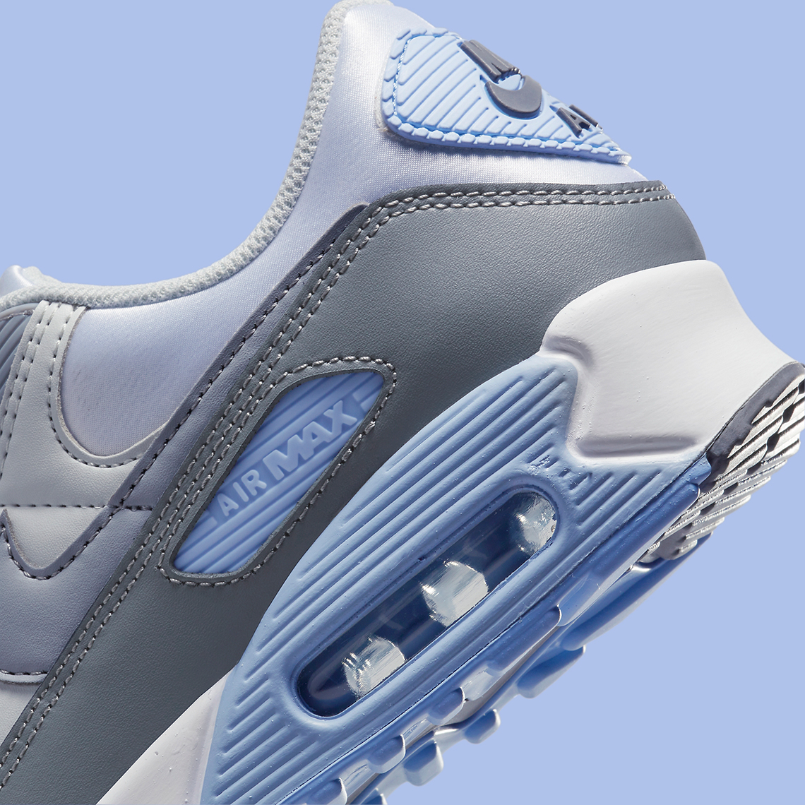 Nike Air Max 90 Grey Light Blue Fb8570 100 2