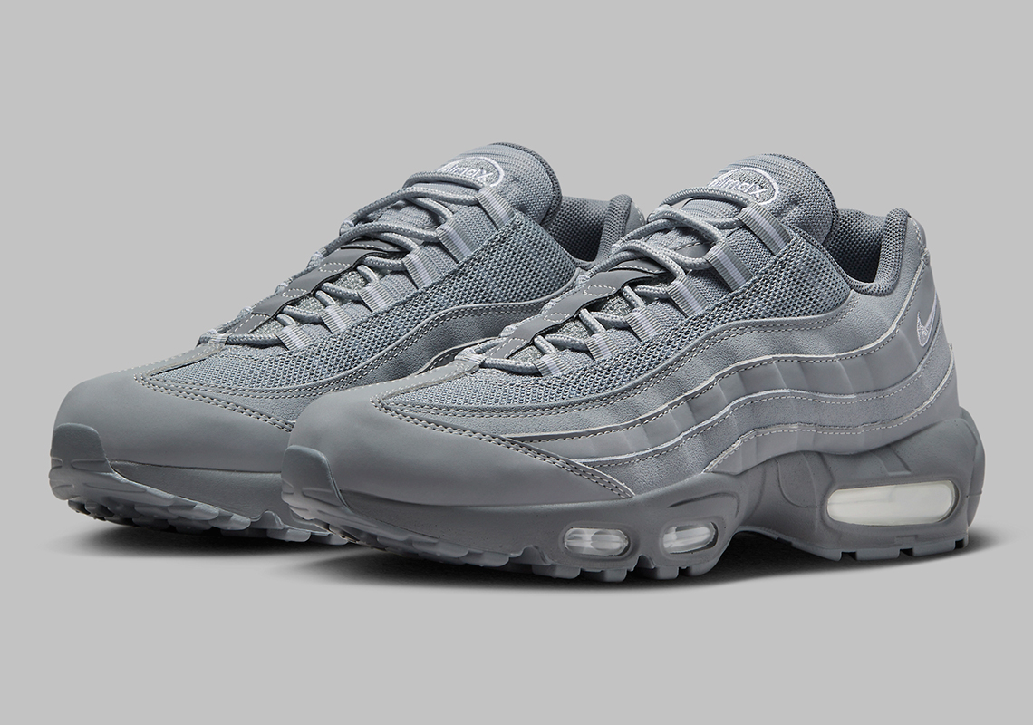 "Triple-Grey" Encompasses The Nike Air Max 95