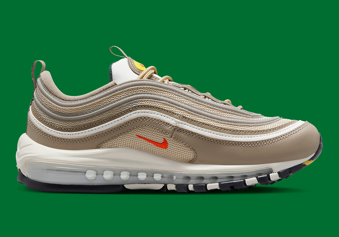 Nike Air Max 97 Khaki Picante Red Sesame Sail Fd0357 247 3