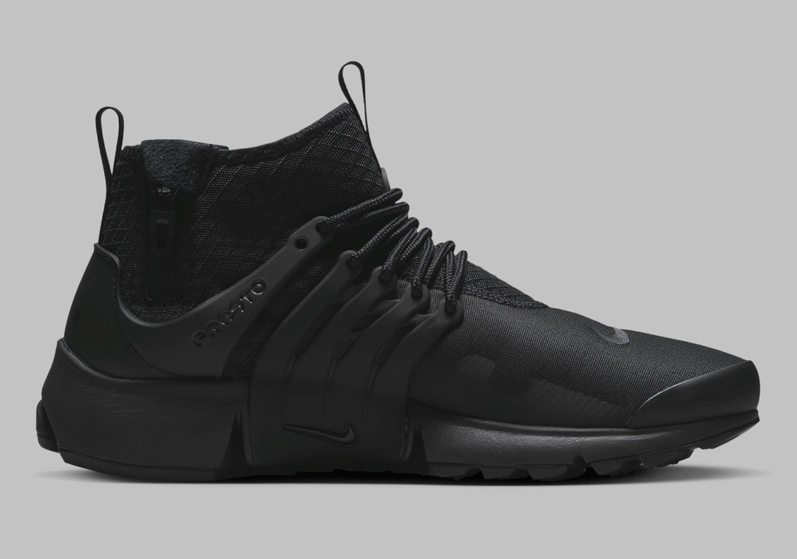 Nike Air Presto Mid Utility Triple Black Dc8751 003 7