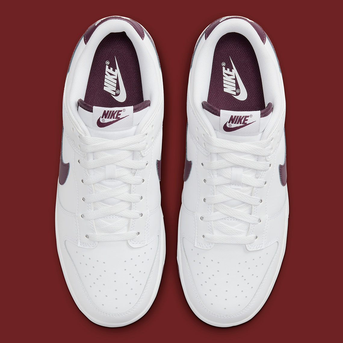 Nike Dunk Low White Night Maroon Dv0831 102 7