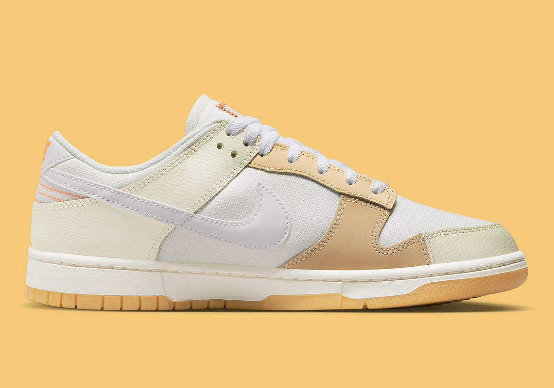 Nike Dunk Low White Sail Tan Fj5475 100 1