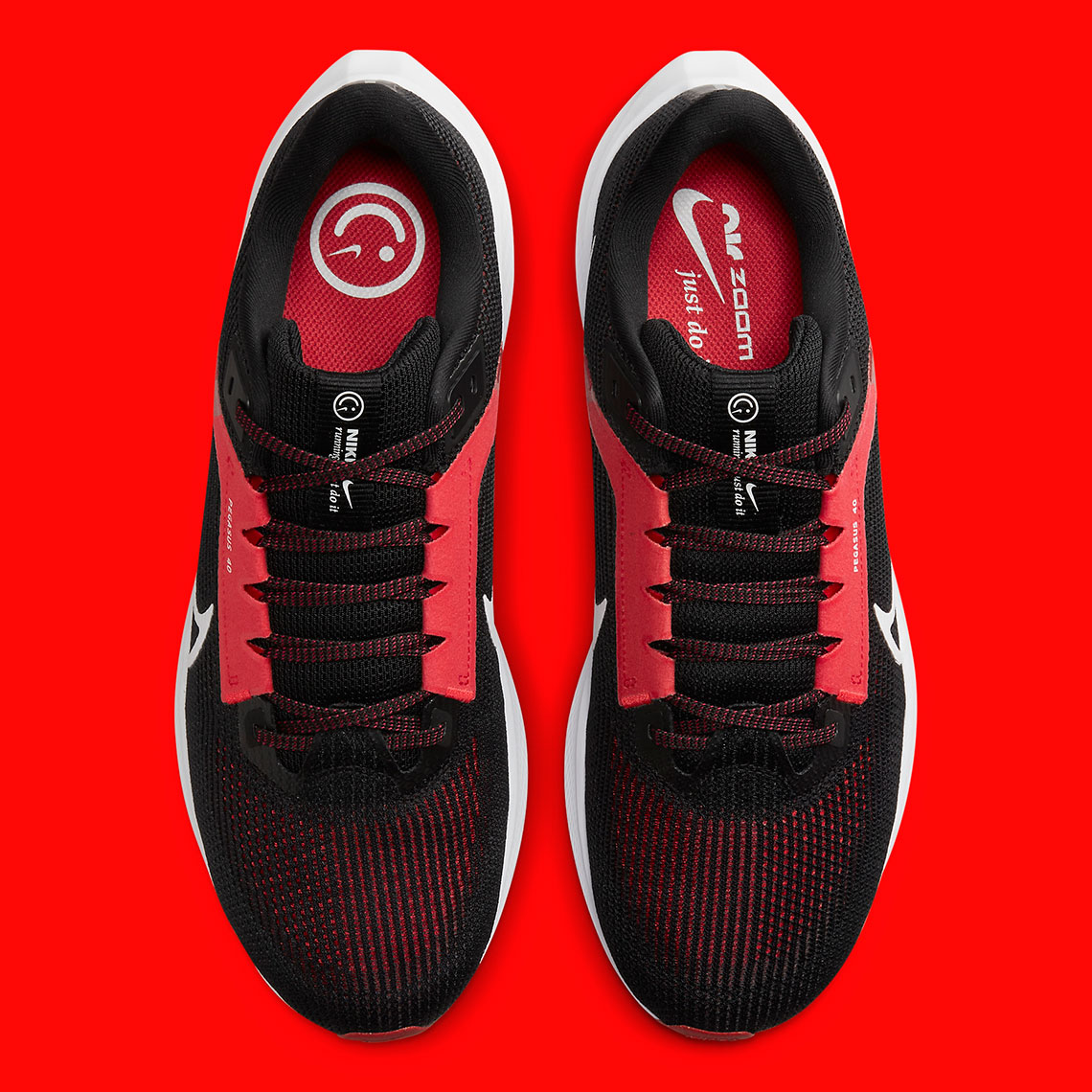 Nike Pegasus 40 Black Red Dv3853 003 1