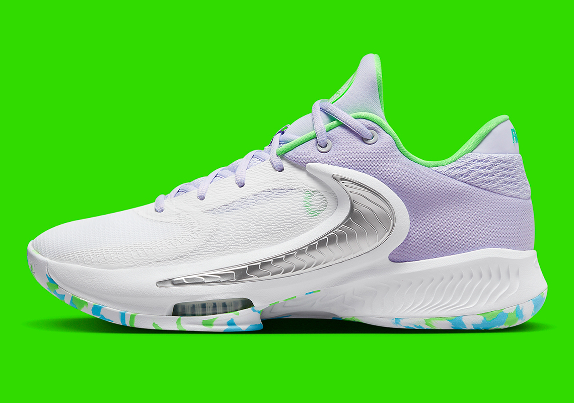 “Oxygen Purple” Envelops The Nike Zoom Freak 4 For An Early Springtime Option