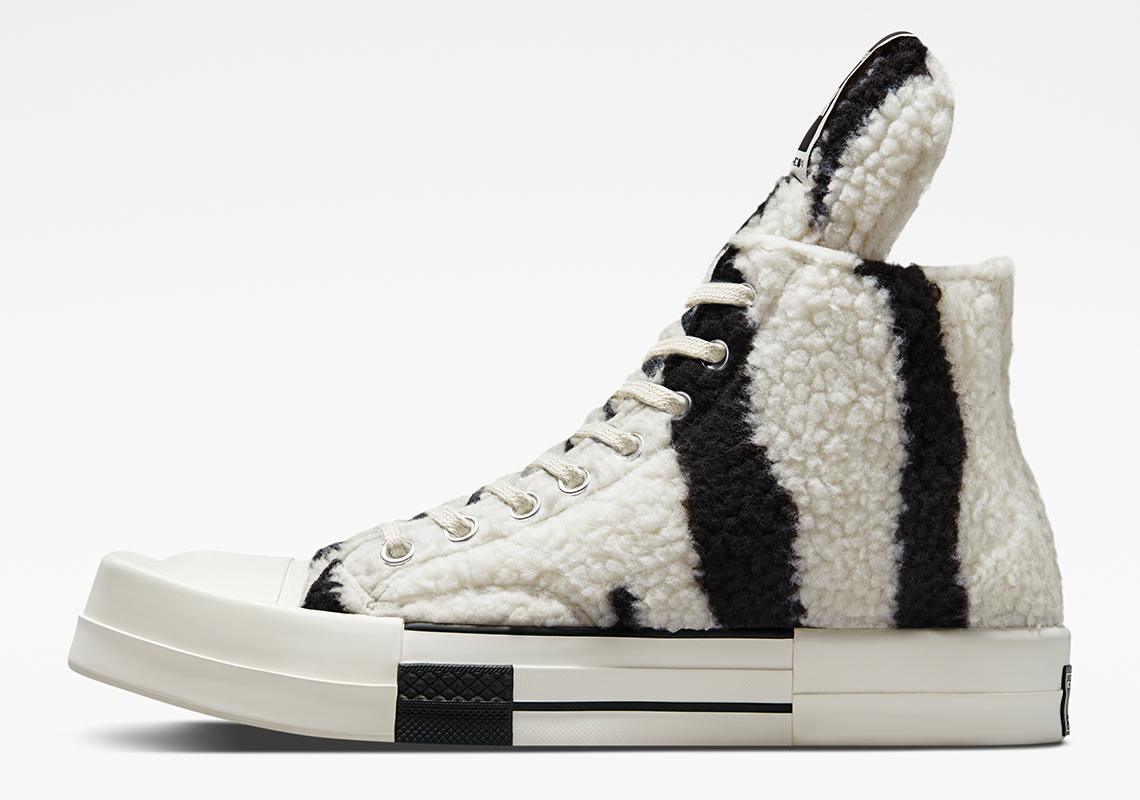 Rick Owens Converse Chuck 70 Turbodrk Zebra A03943c 9