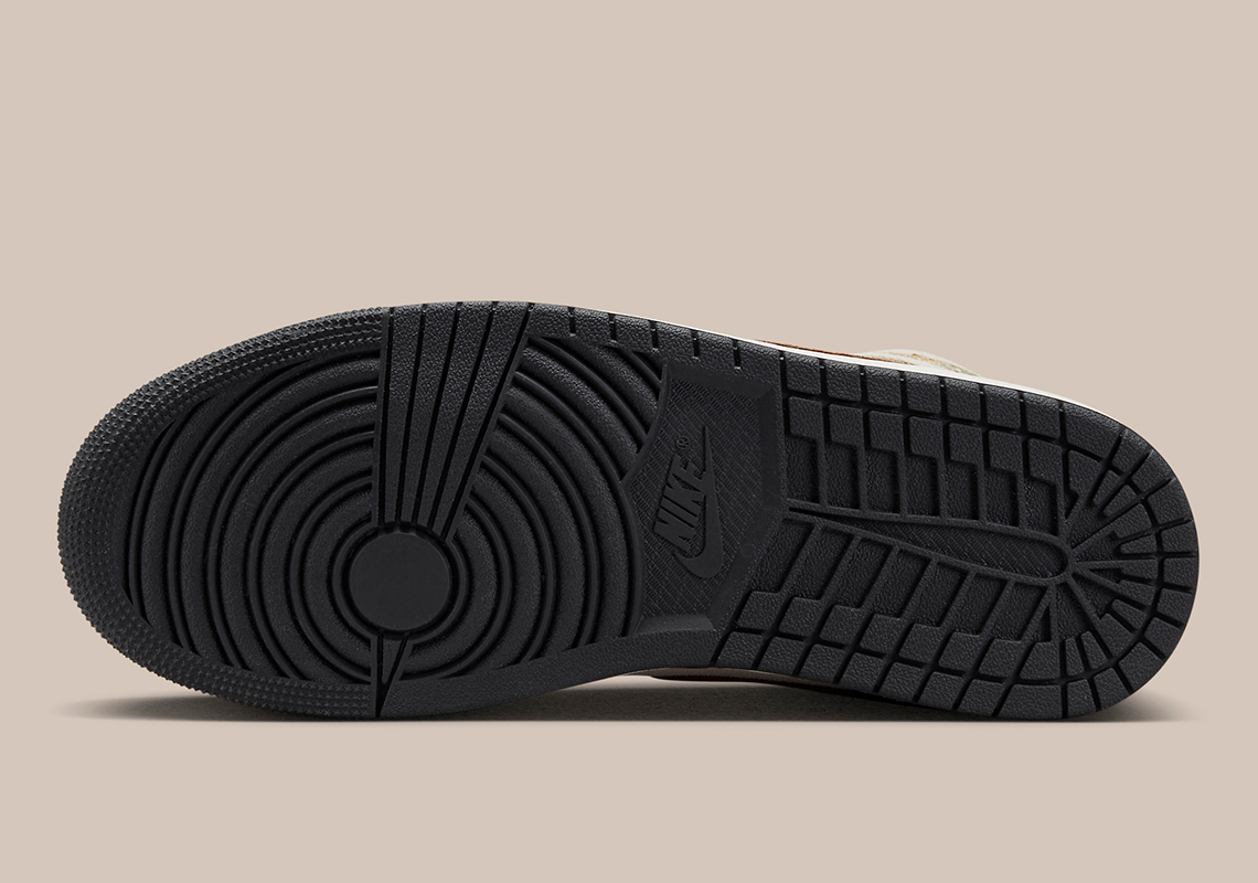 Jordan 1 Mid Brown Elephant Dz4129 102 Release Date 6