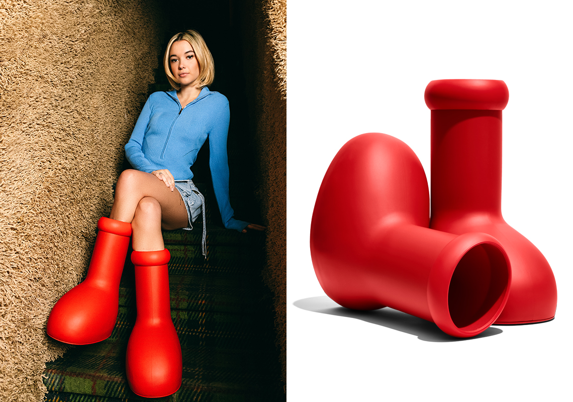 MSCHF Demonstrates Toon Force With The Reality-Bending Big Red Boot