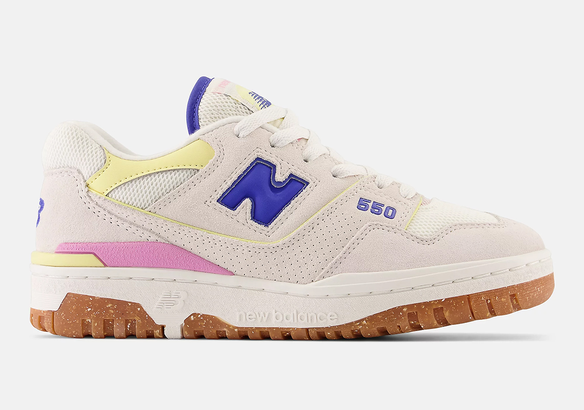 The New Balance 550 Is Now Available In "Sea Salt/Marine Blue"