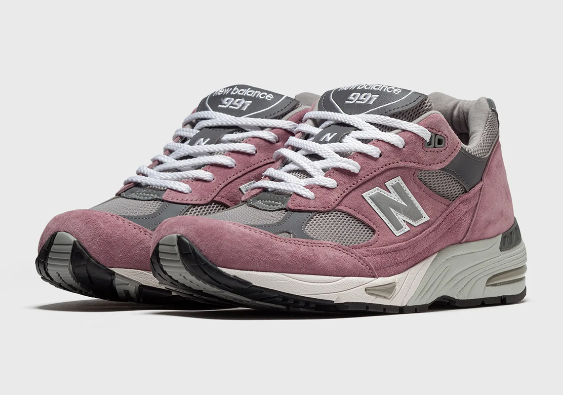 The New Balance 991 Made In UK Doesn't Shy Away From Pink