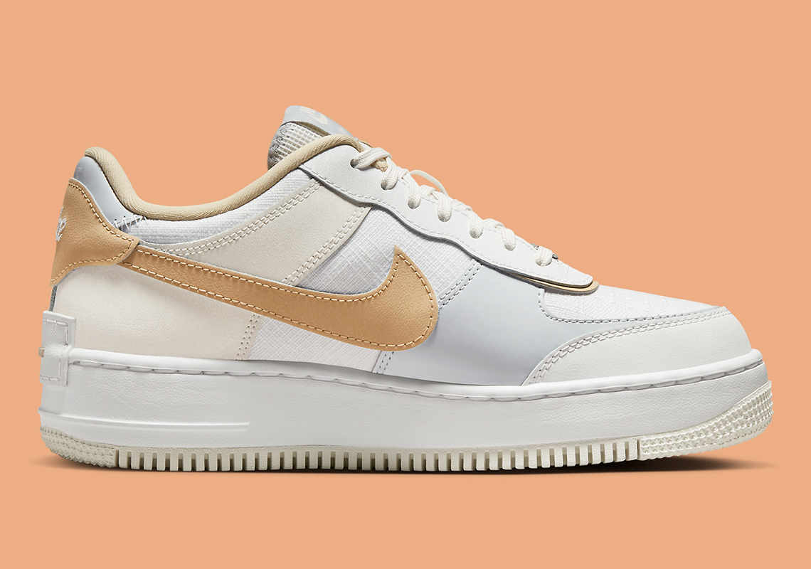 Nike Air Force 1 Low Shadow White Tan Dv7449 100 5