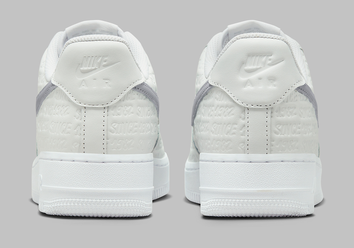 Nike Air Force 1 Low Summit White Metallic Silver White Sail Fj4823 100 3