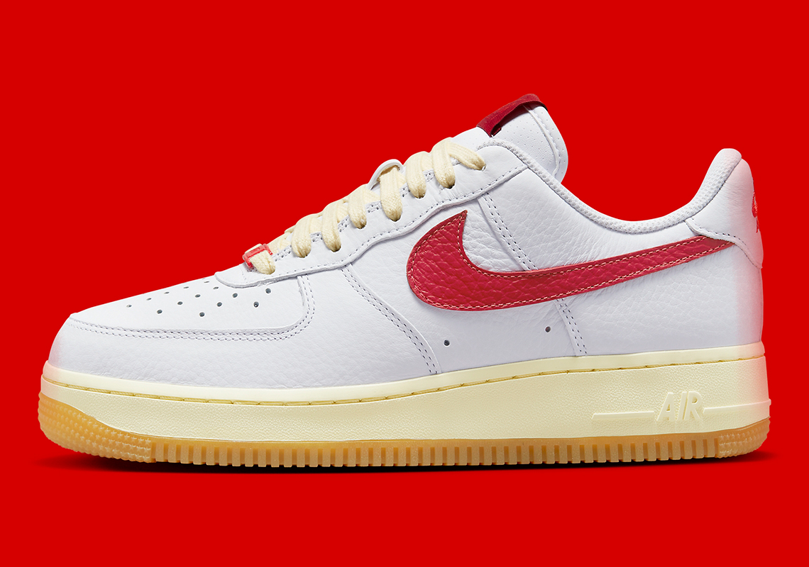 Nike Air Force 1 Low White Red Gum Fn3493 100 4