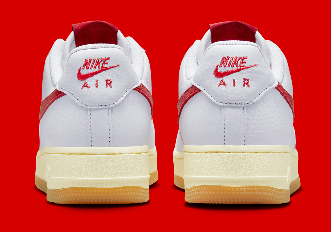 Nike Air Force 1 Low White Red Gum Fn3493 100 5