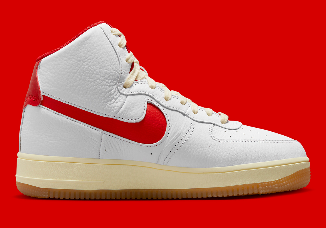 Nike Air Force 1 Sculpt White Red Coconut Milk Fn3500 100 7