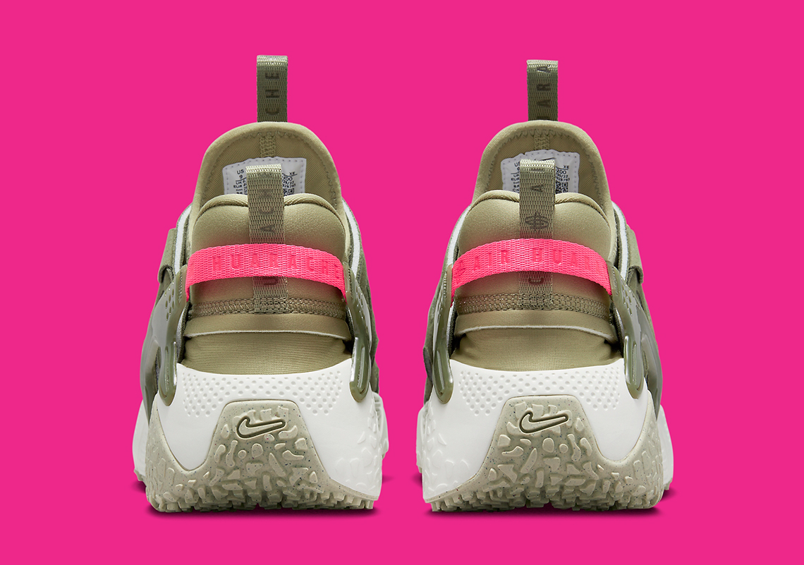 Nike Air Huarache Craft Olive Pink Dq8031 200 8 1