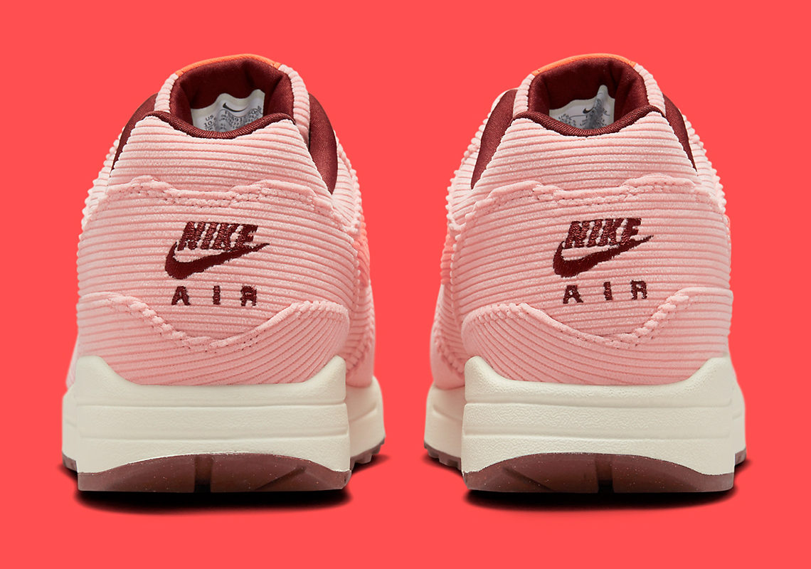 Nike Air Max 1 Corduroy Coral Stardust Fb8915 600 2