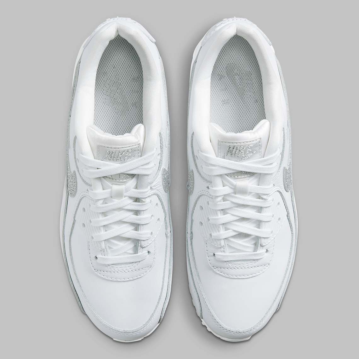 Nike Air Max 90 White Silver Fj4579 100 2