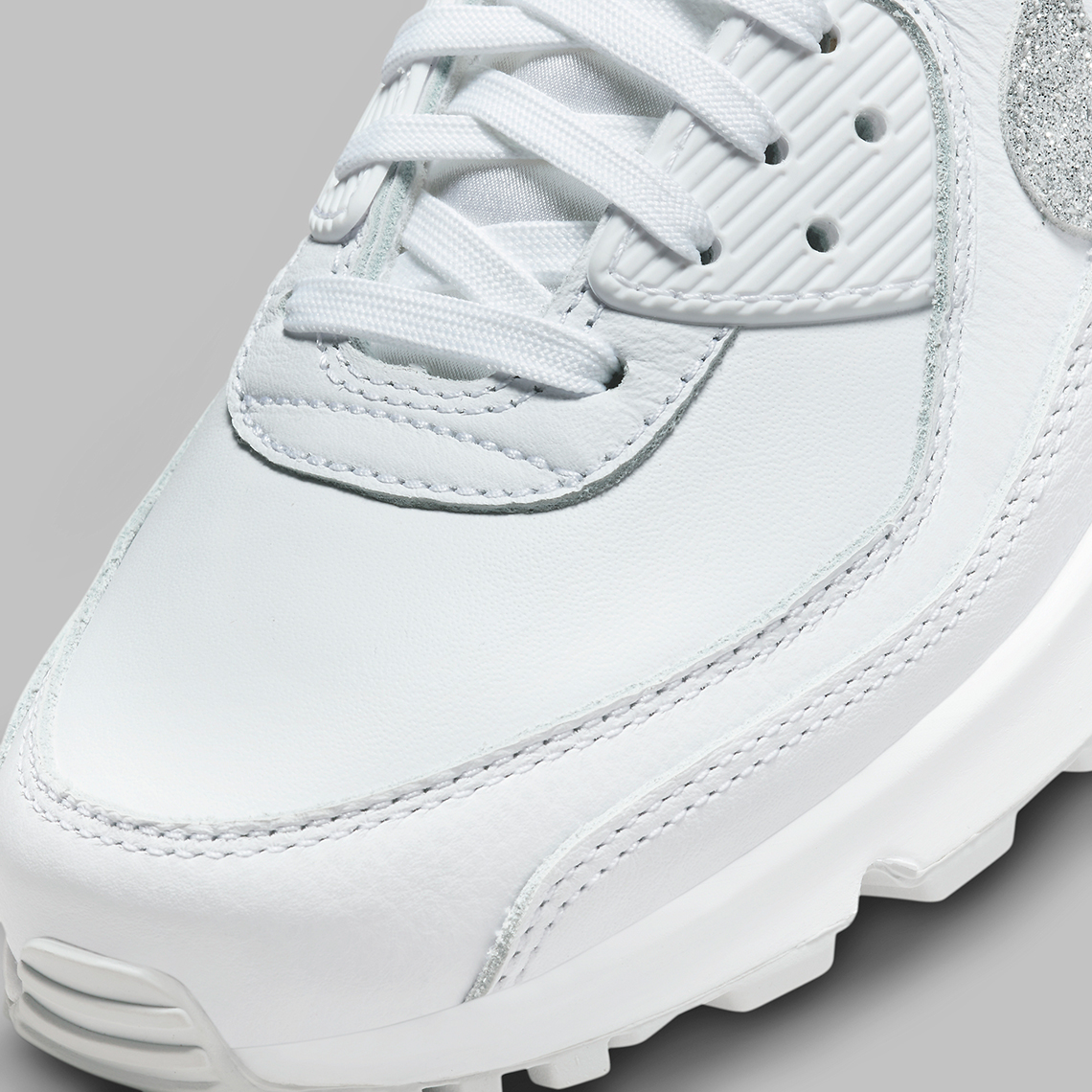 Nike Air Max 90 White Silver Fj4579 100 3