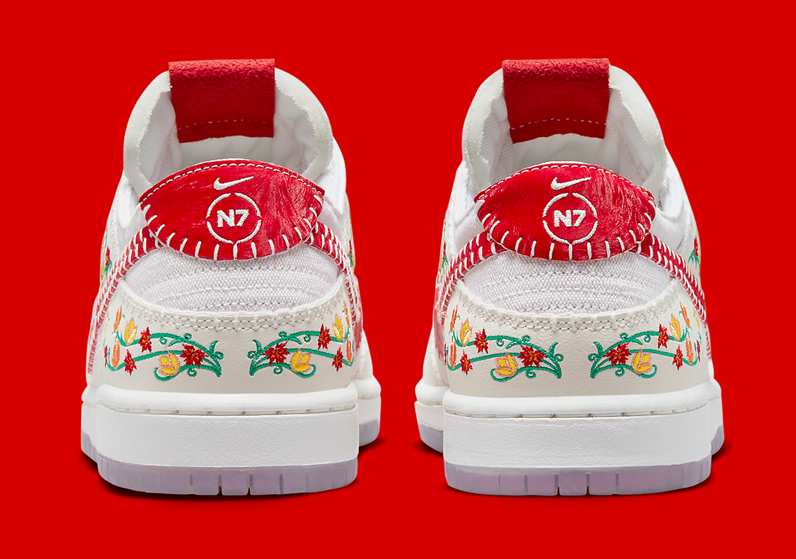 Nike Dunk Low Decon N7 White Red Fd6951 700 2