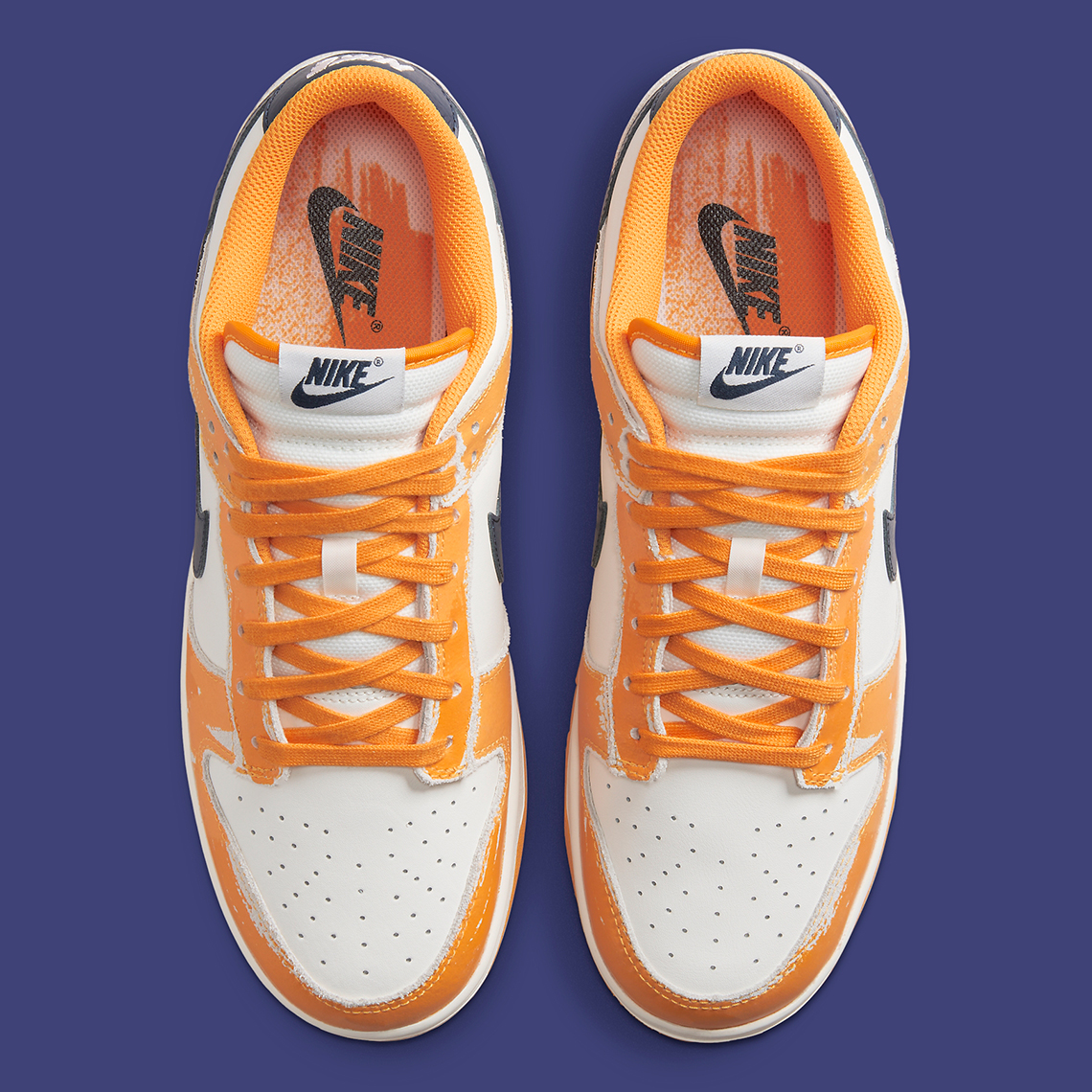 Nike Dunk Low Faded Paint Yellow Blue 6