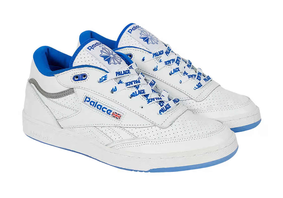 Palace Reebok Club C Ii Mid Revenge White Royal 4