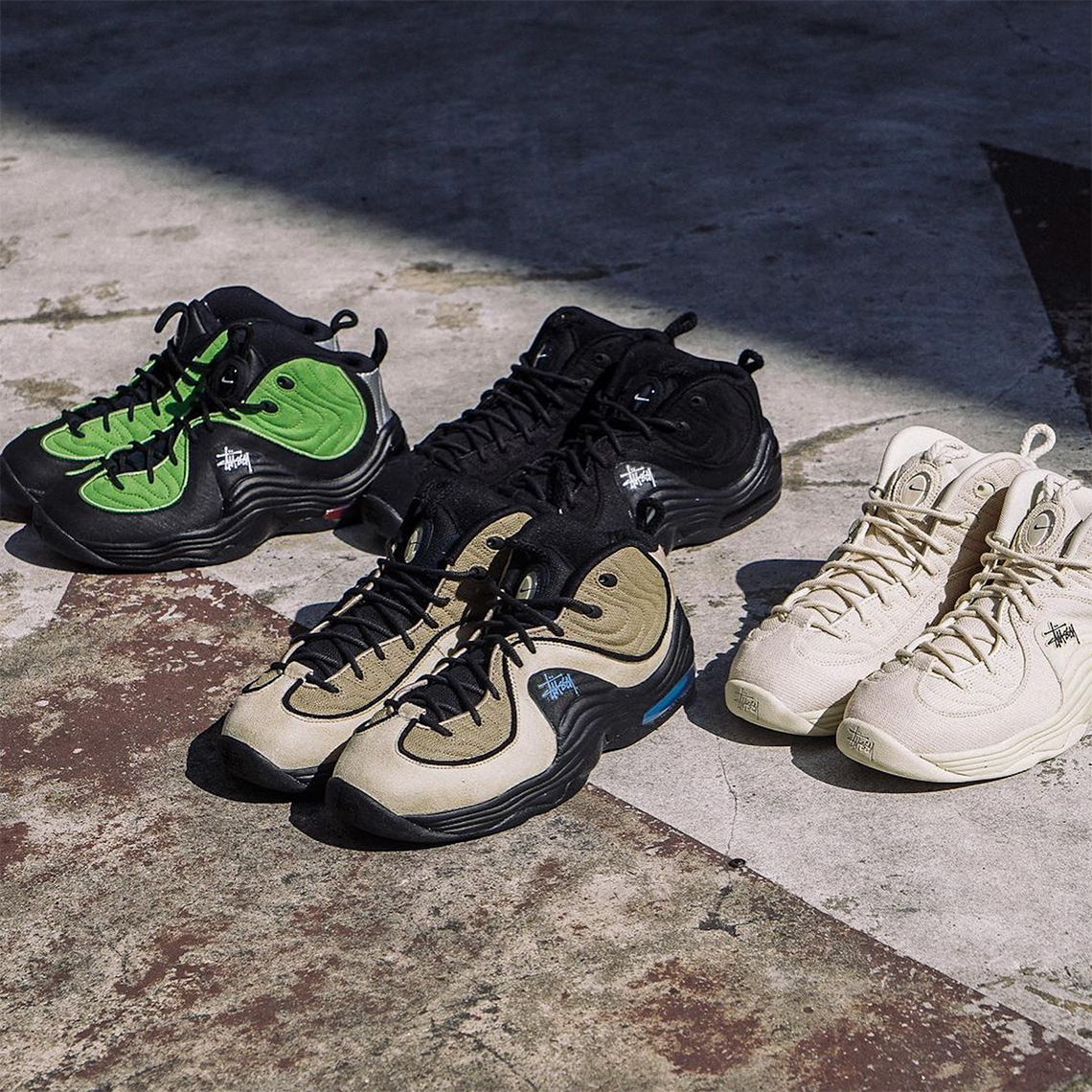 Stussy Nike Air Penny 2 Fossil 4