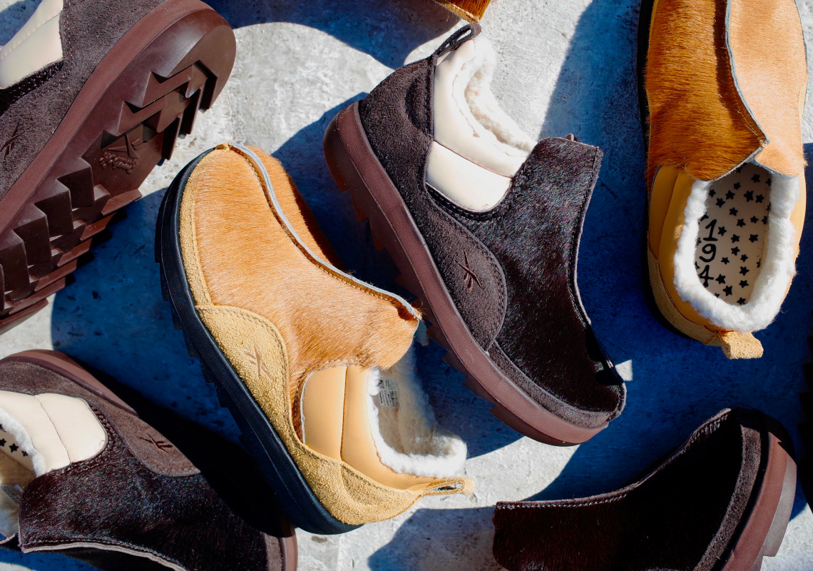 East London's 194 Local Adds Pony Hair To The Reebok Beatnik Moc