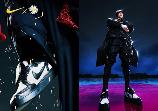 The PEACEMINUSONE x Nike Kwondo 1 “Black/White” Is Finally Releasing