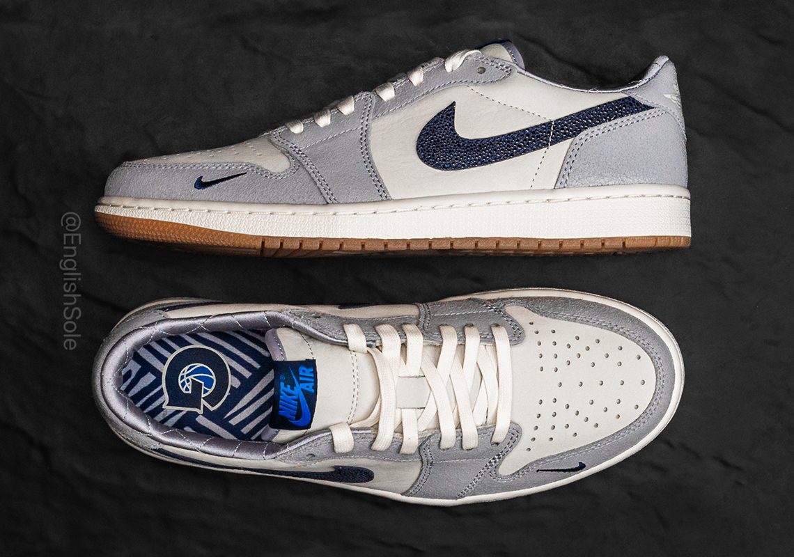 The Air Jordan 1 Low OG Undergoes Hoya Paranoia For Georgetown's PE