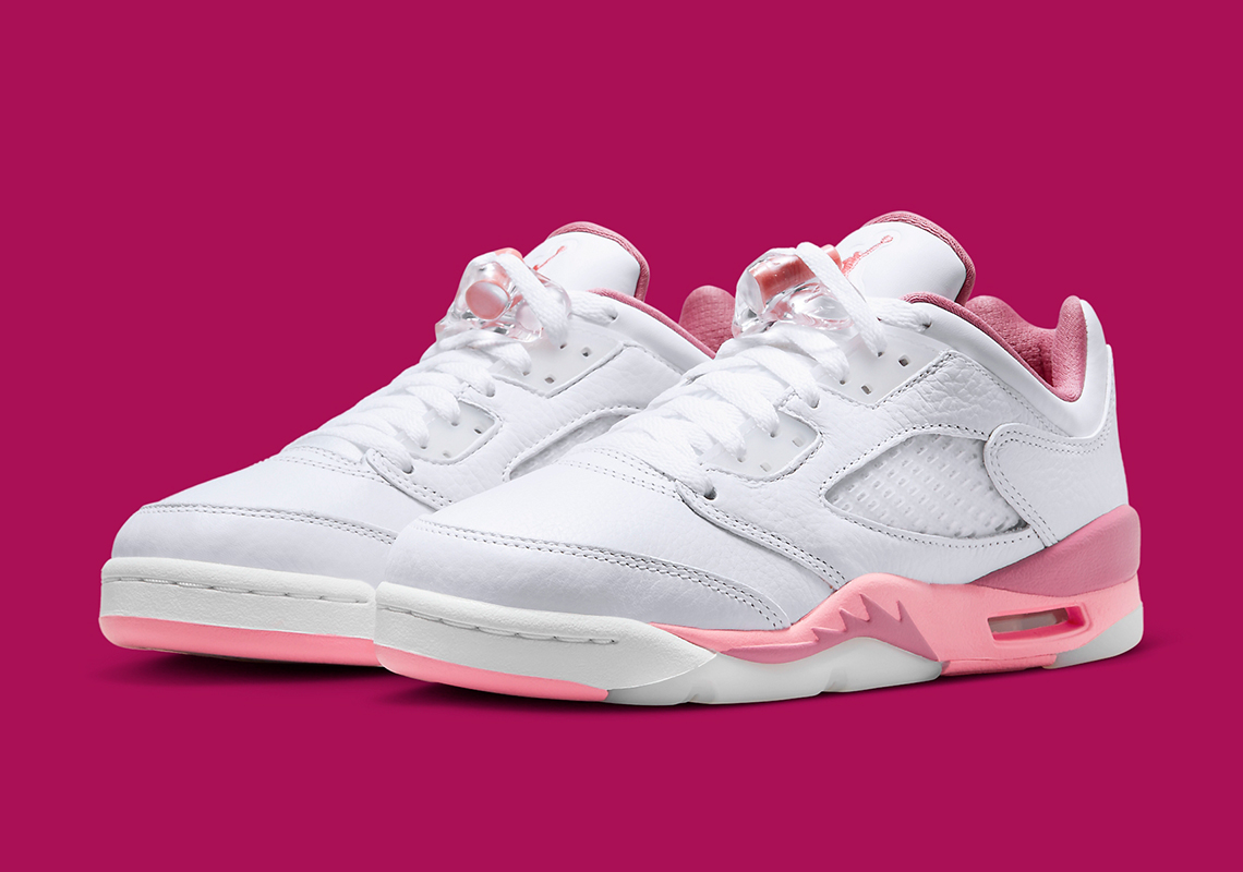 The Kid's Air Jordan 5 Low "White/Desert Berry" Releases On April 4