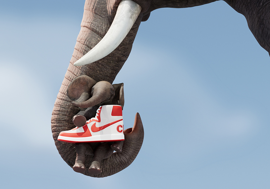 Comme Des Garcons Nike Terminator High Red White Release Date 1