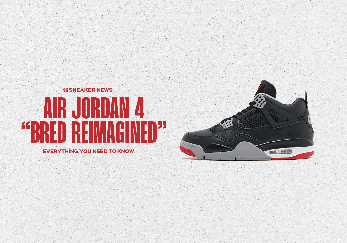 Where To Buy The Air Jordan 4 "Bred Reimagined"
