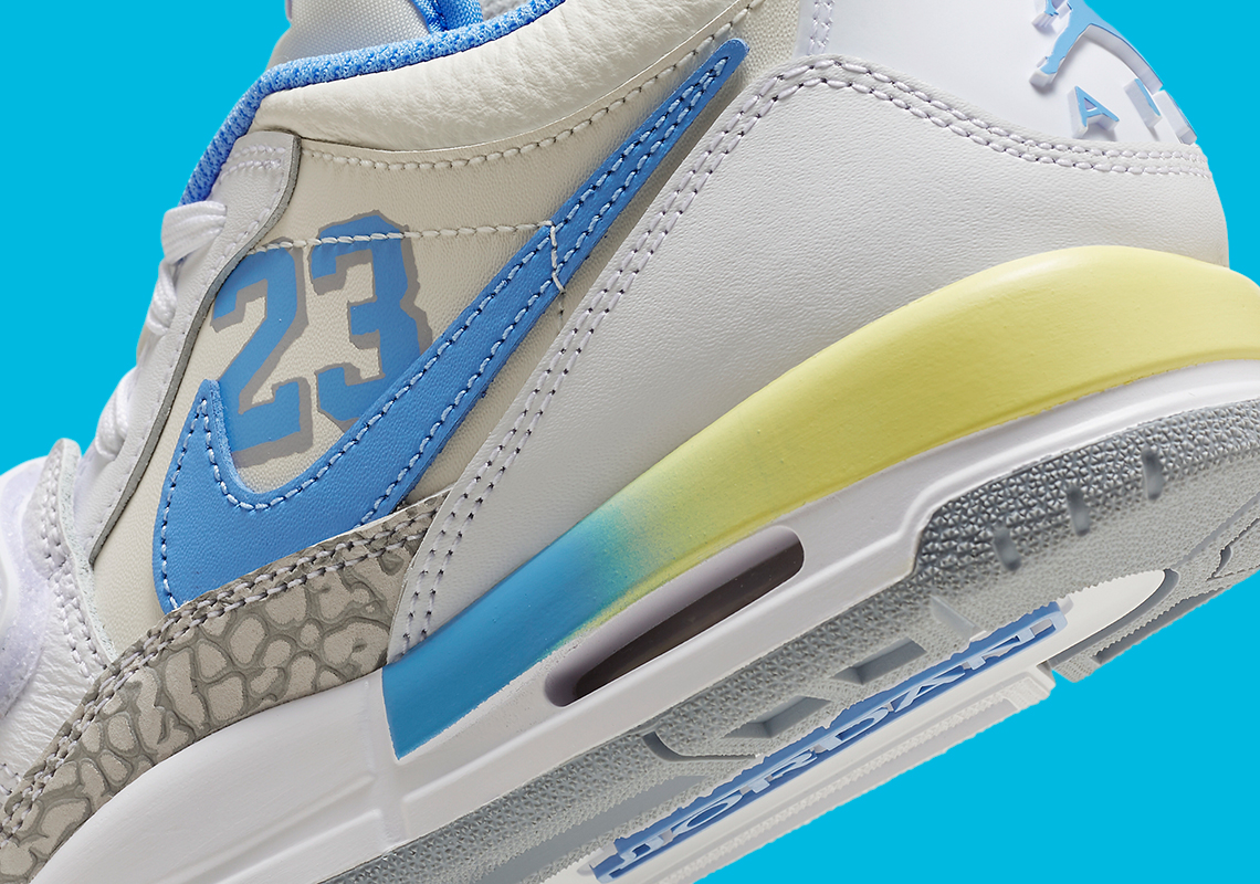 The 23-Branded Jordan Legacy 312 Low Appears In A "University Blue" Colorway