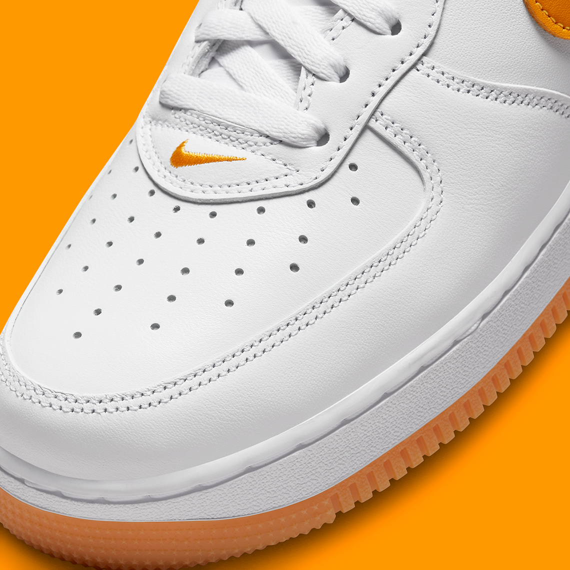 Nike Air Force 1 Low Waterproof White Orange Fd7039 100 10