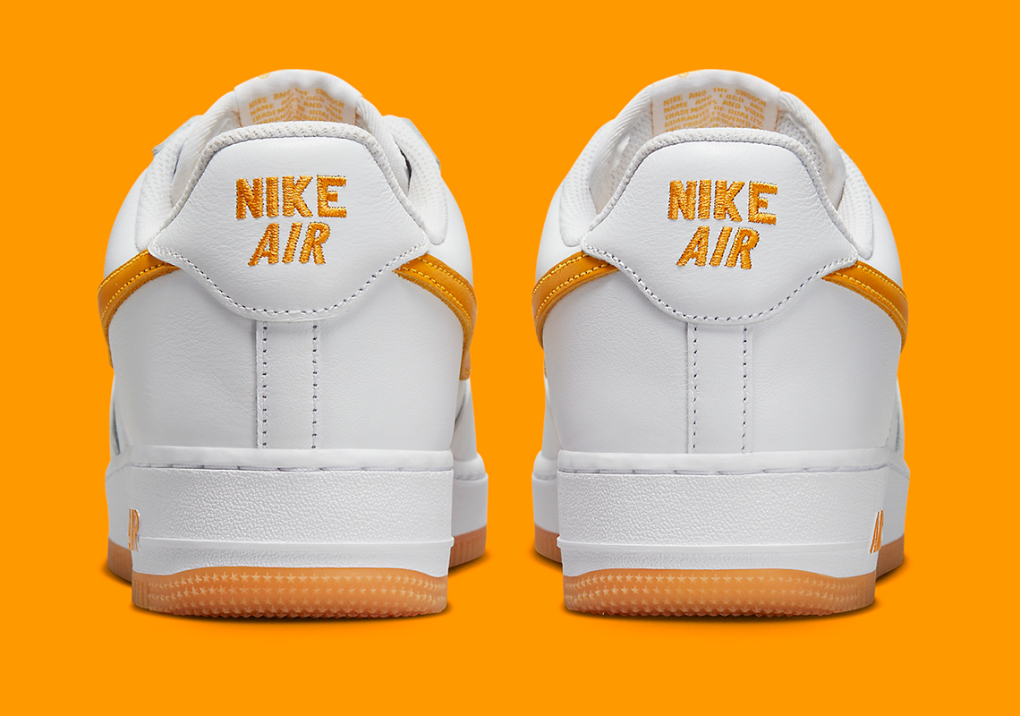 Nike Air Force 1 Low Waterproof White Orange Fd7039 100 11